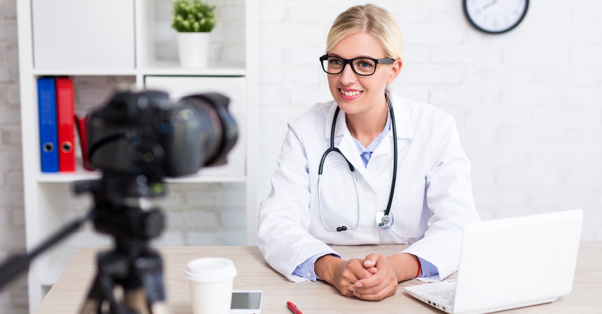 Medical Spa Practitioner Recording Interview Video Content