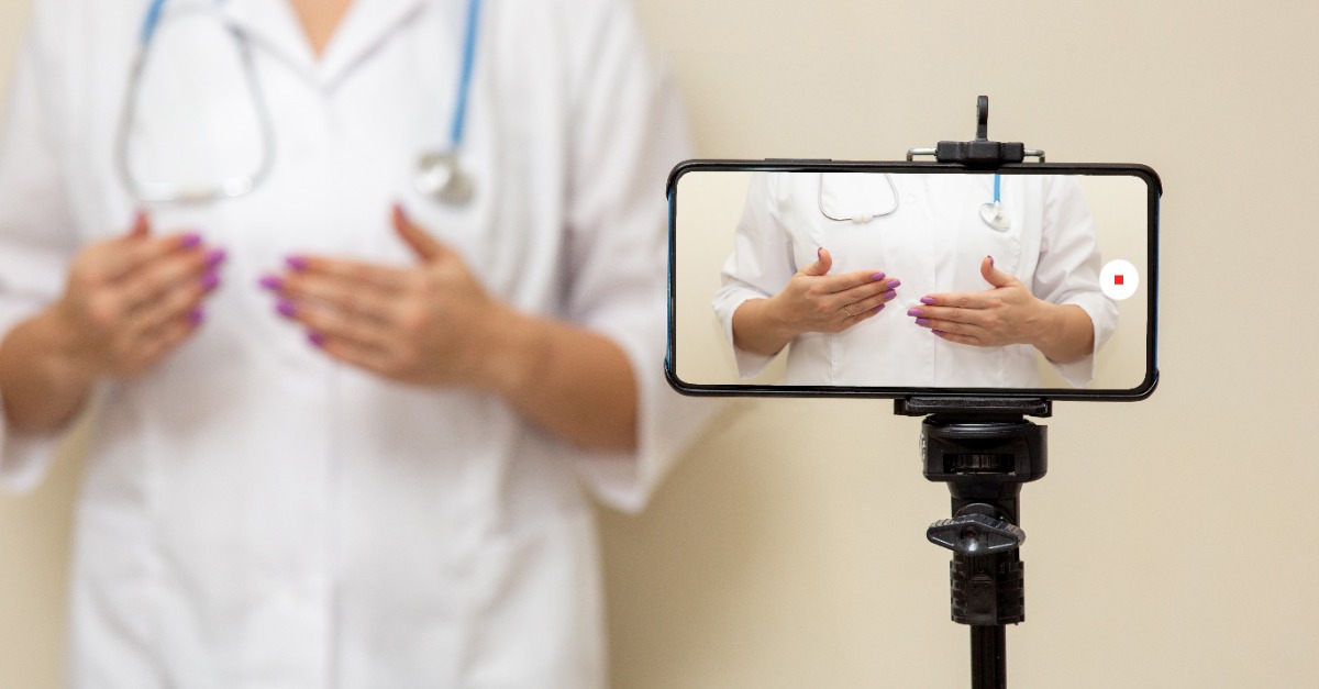 Medical Spa Owner Livestreaming to Social Media Followers