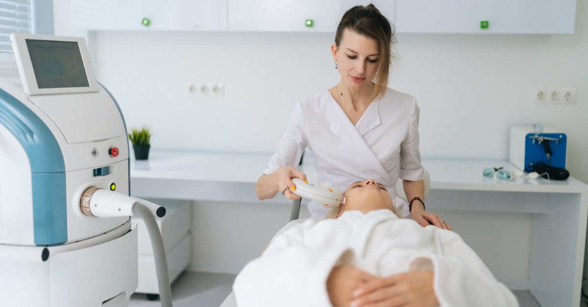 instagram posts showing med spa behind the scenes with on of the staff